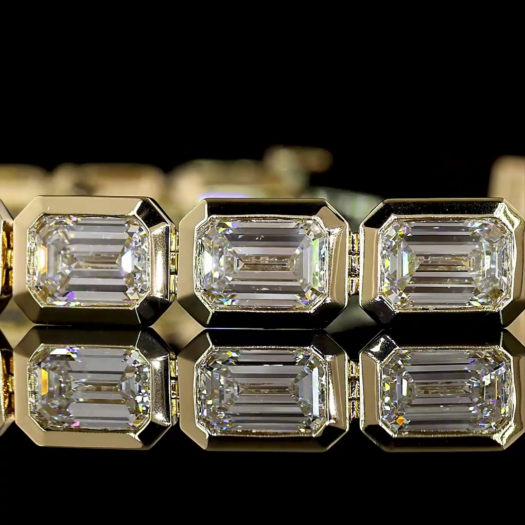 The Emory Tennis Bracelet East / West Setting