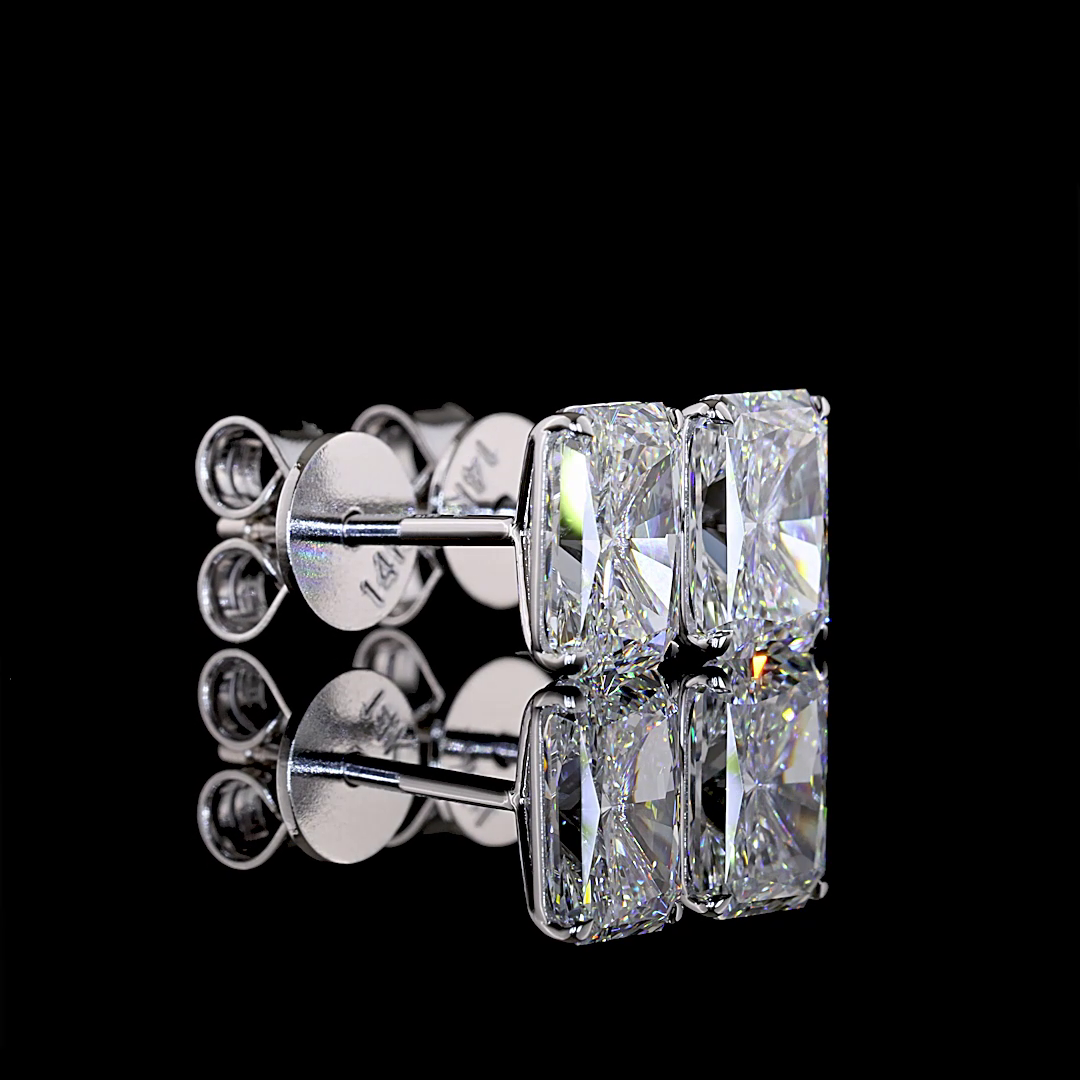 2.00 ctw Radiant Cut Studs