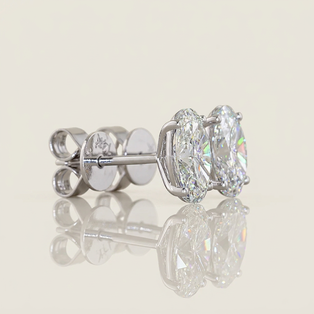 Holiday Vault 02 - 2.00 CTW OVAL STUDS