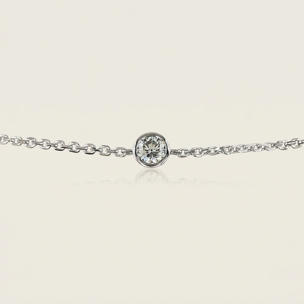 THE STATION BRACELET in WG or YG