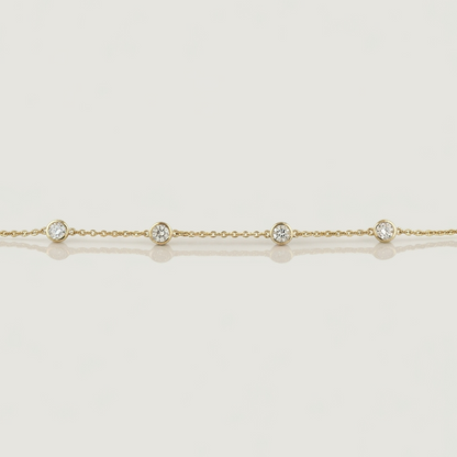 THE STATION BRACELET in WG or YG
