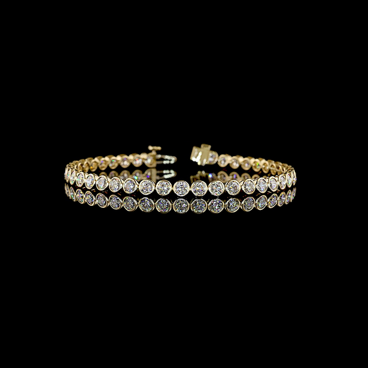 The Airline Bezel Tennis Bracelet