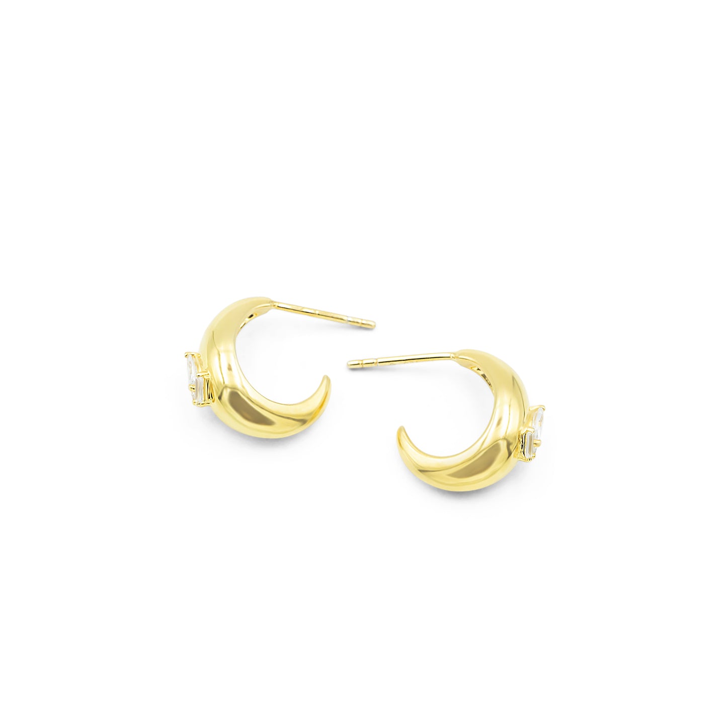 Trellis Small Curve Earrings
