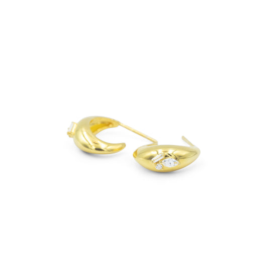 Trellis Small Curve Earrings