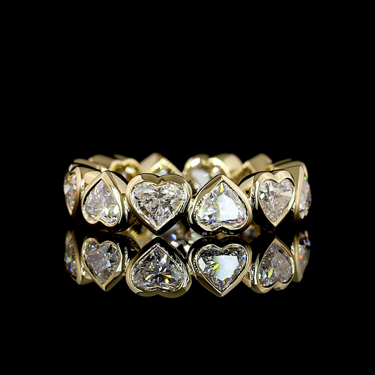 THE ADELINE REVERSE HEART RING