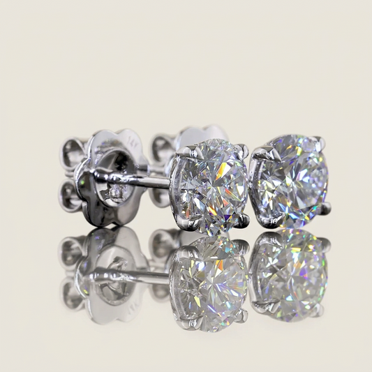 2.00 CTW ROUND BRILLIANT STUDS