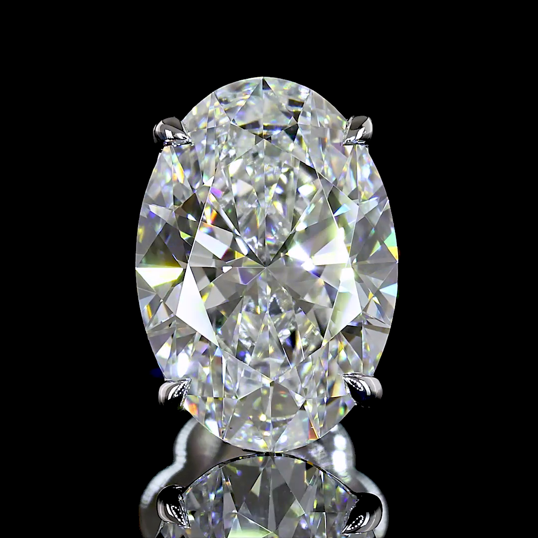 4.00 CTW Oval Studs