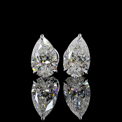 2.00 CTW Pear Cut Studs