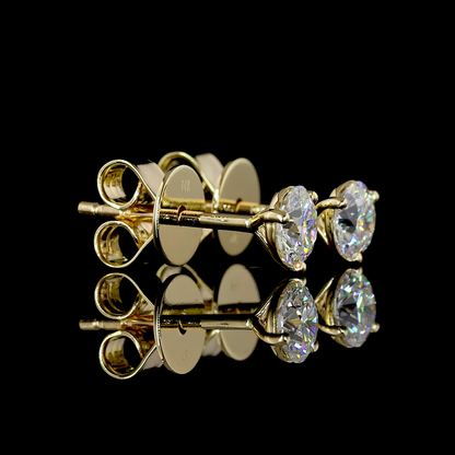 0.50 CTW Round Studs