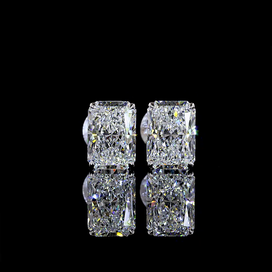 2.00 ctw Radiant Cut Studs