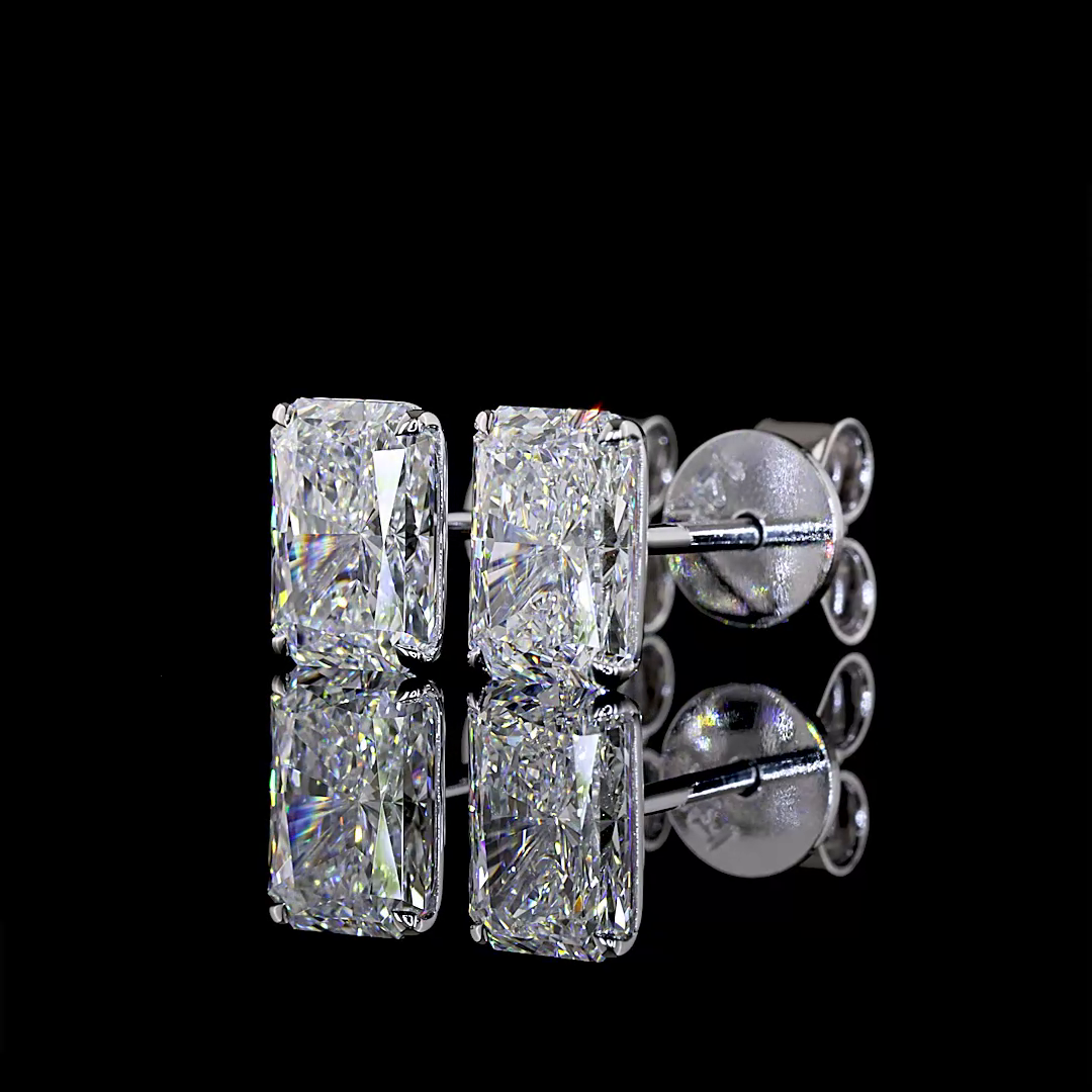 2.00 ctw Radiant Cut Studs