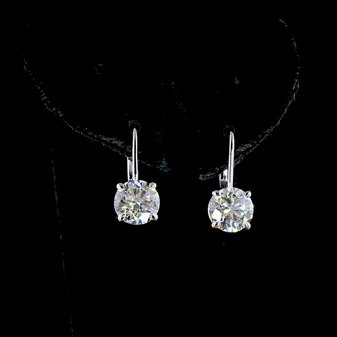 The Vivienne Round Brilliant Earrings