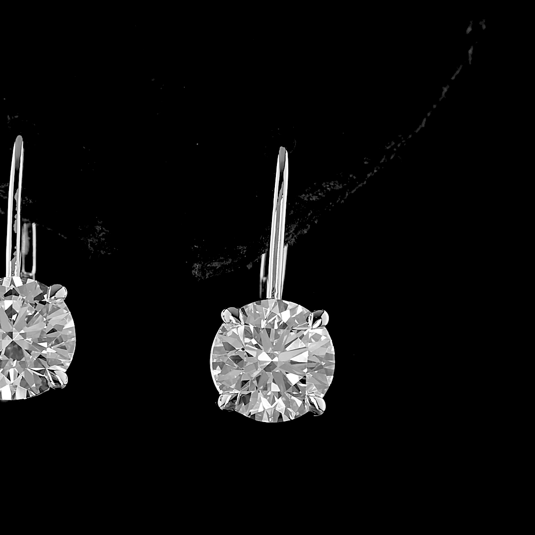 The Vivienne Round Brilliant Earrings