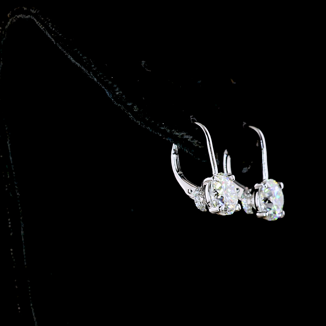 The Vivienne Round Brilliant Earrings