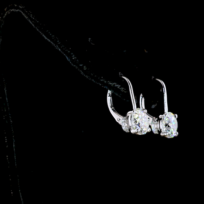 The Vivienne Round Brilliant Earrings