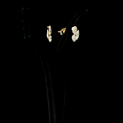 The Charlotte Diamond Cluster Stud Earrings