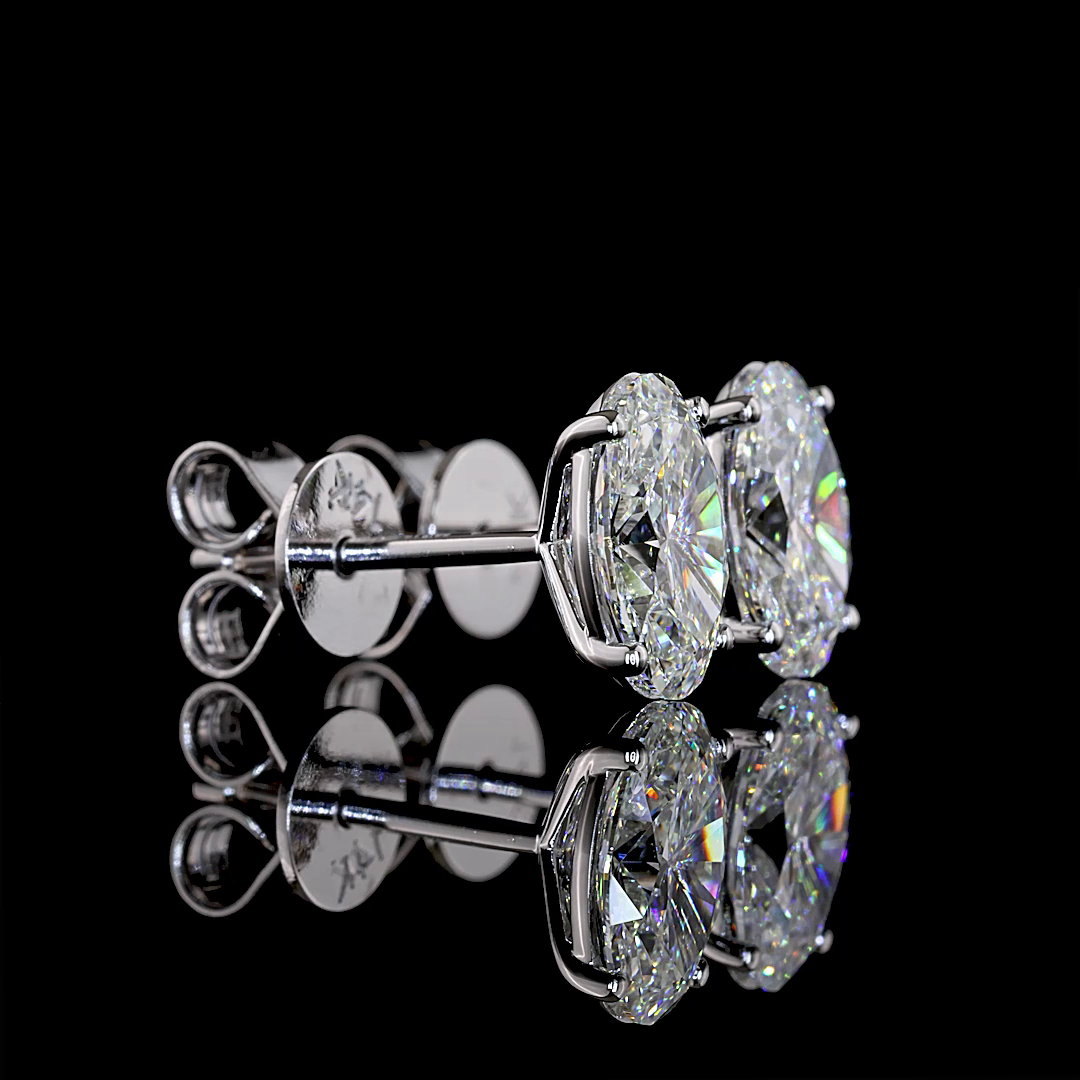 2.00 ctw Oval Studs