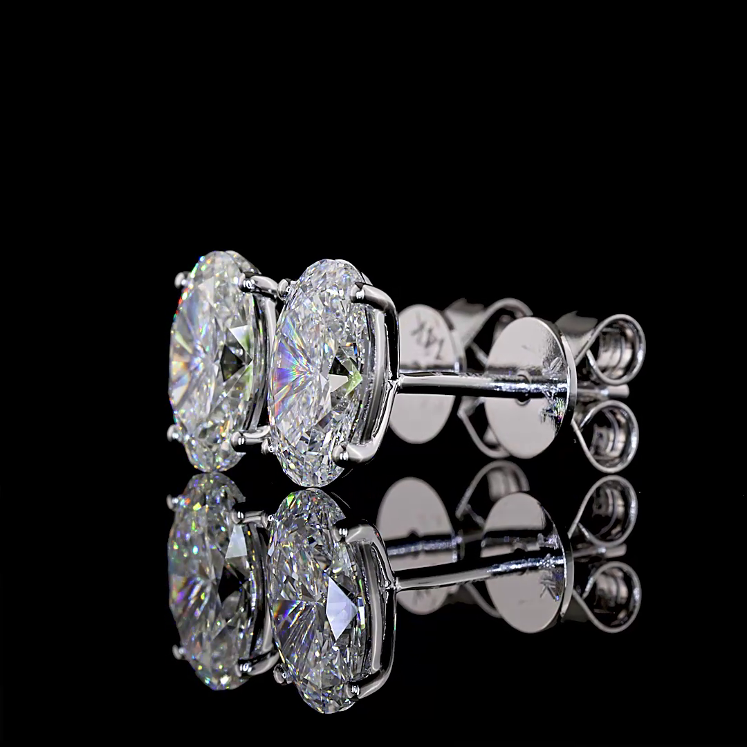 2.00 ctw Oval Studs