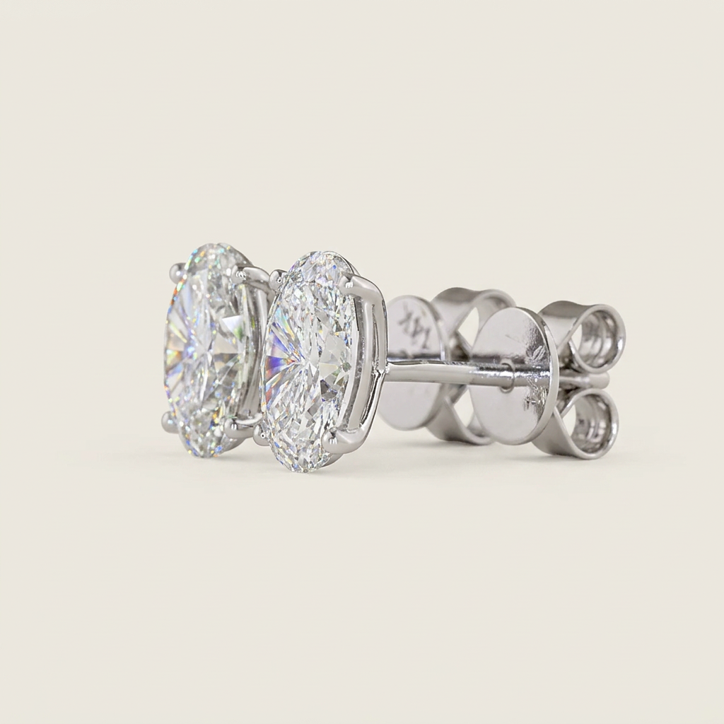 Holiday Vault 02 - 2.00 CTW OVAL STUDS