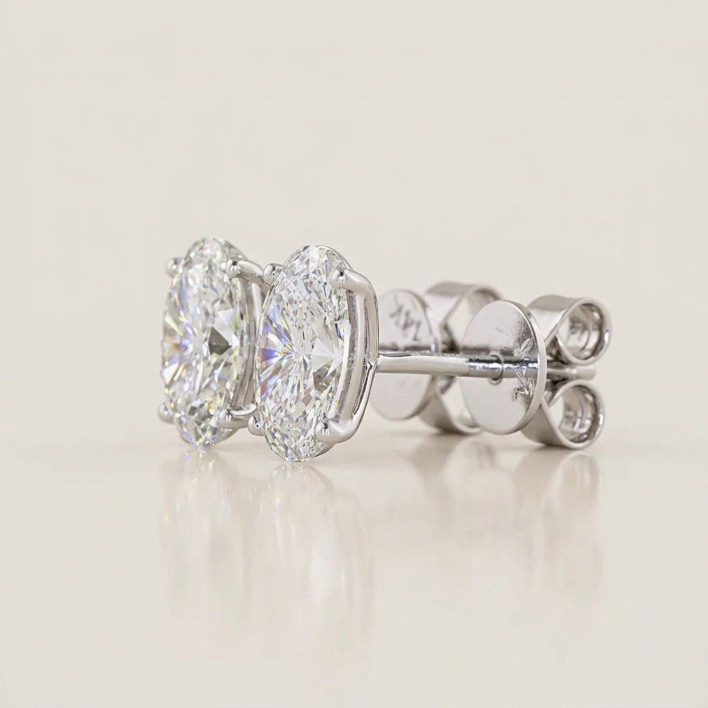 Holiday Vault 02 - 2.00 CTW OVAL STUDS