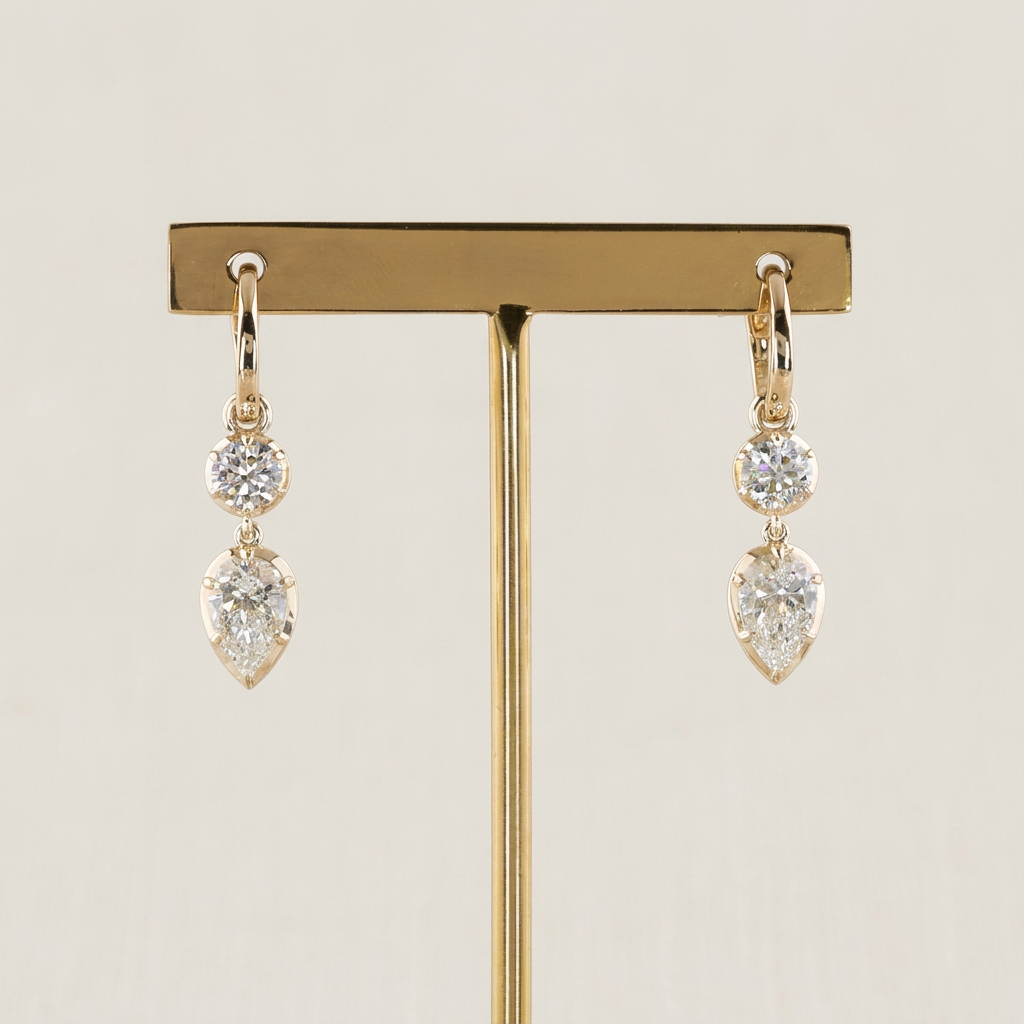 THE EMMA PEAR DROP EARRING