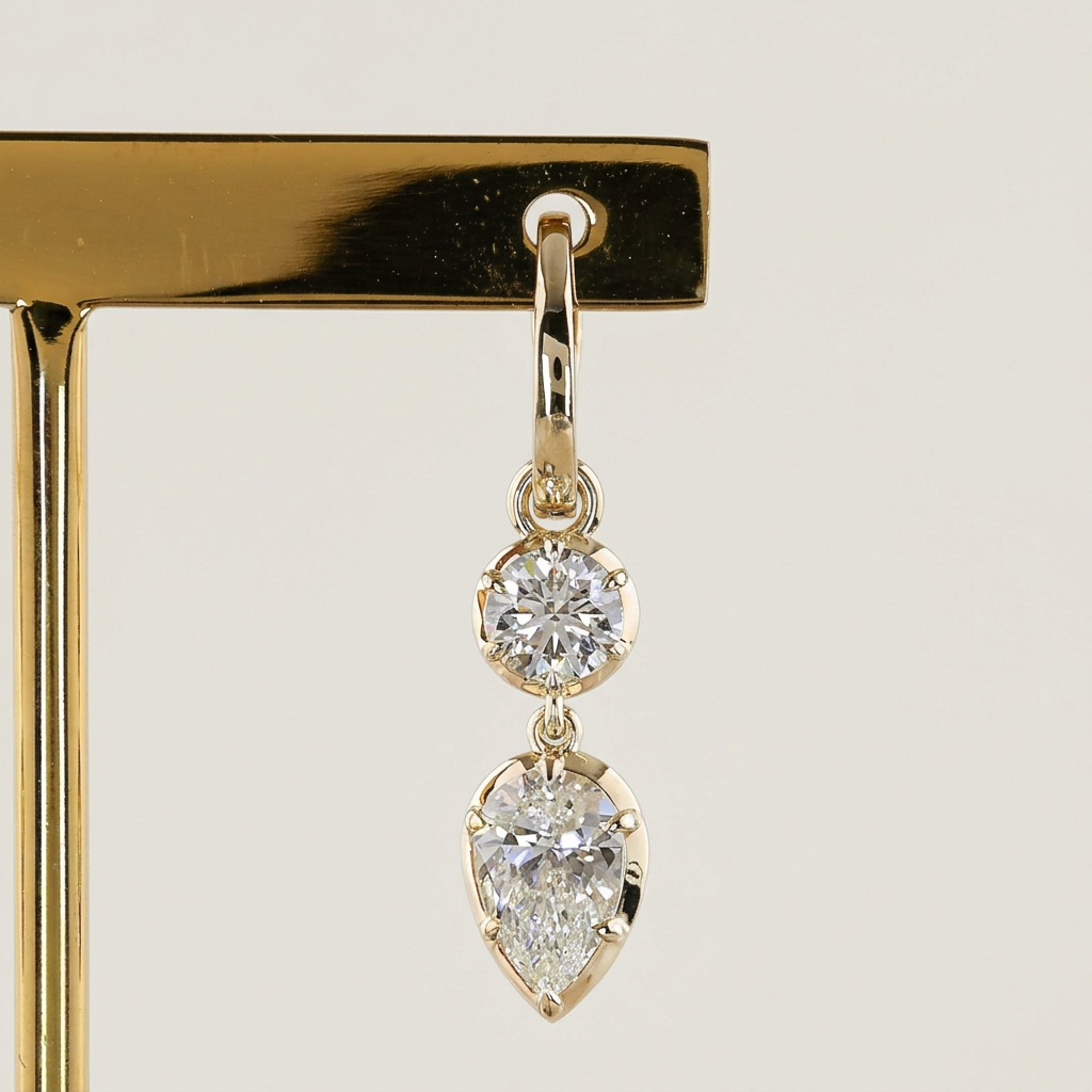 THE EMMA PEAR DROP EARRING