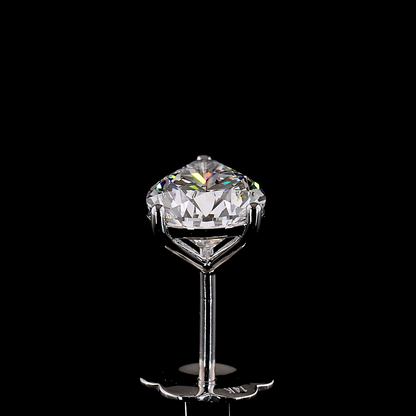 3.00 CTW Pear Cut Studs