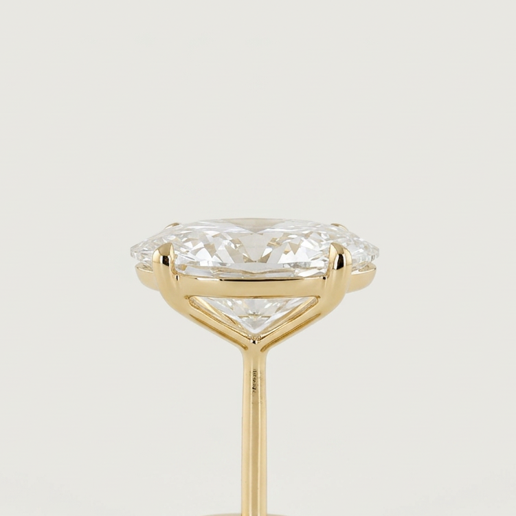 Holiday Vault 02 - 2.00 CTW OVAL STUDS Yellow Gold