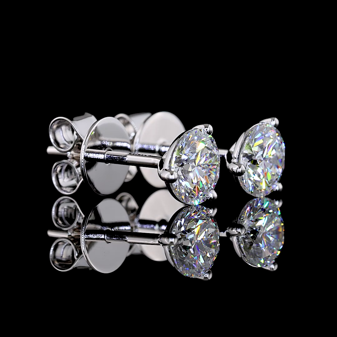 1.00 CTW Round Studs