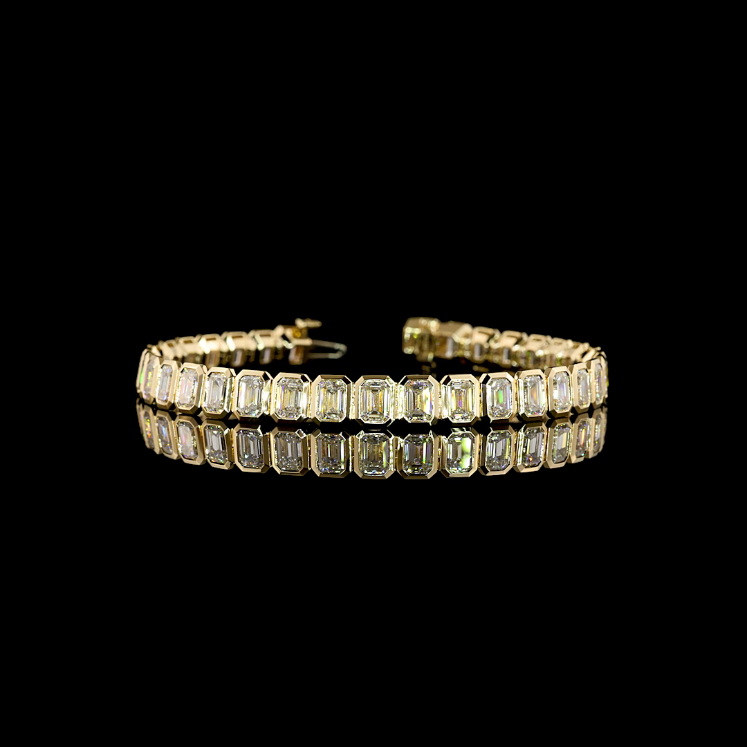 Emory Tennis Bracelet North / South Setting