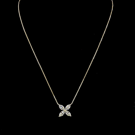 THE FLORA NECKLACE YG