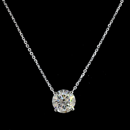 2.00 CTW ROUND SOLITAIRE PENDANT