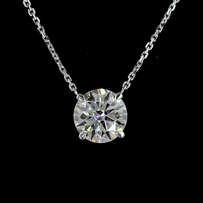 2.00 CTW ROUND SOLITAIRE PENDANT