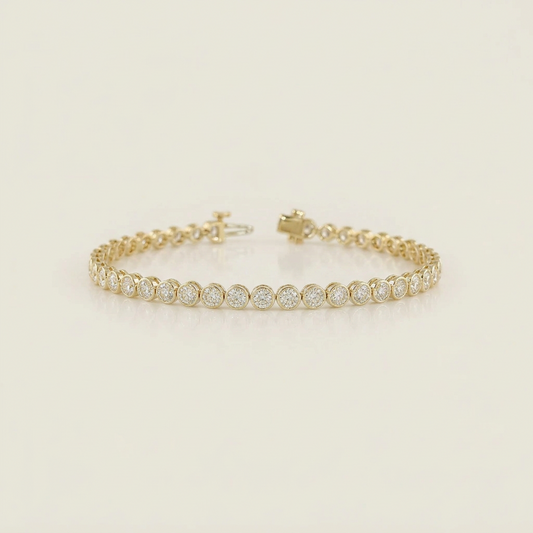 THE AIRLINE BEZEL TENNIS BRACELET