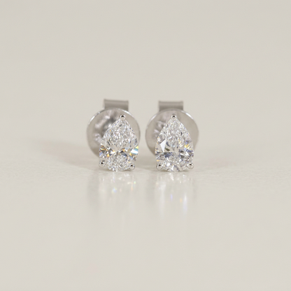 0.50 CTW PEAR STUDS